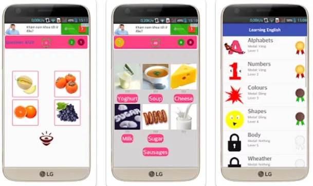 Learn English through images apk download